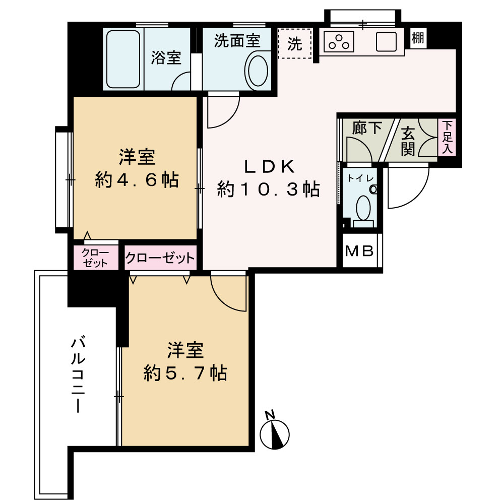 2LDK